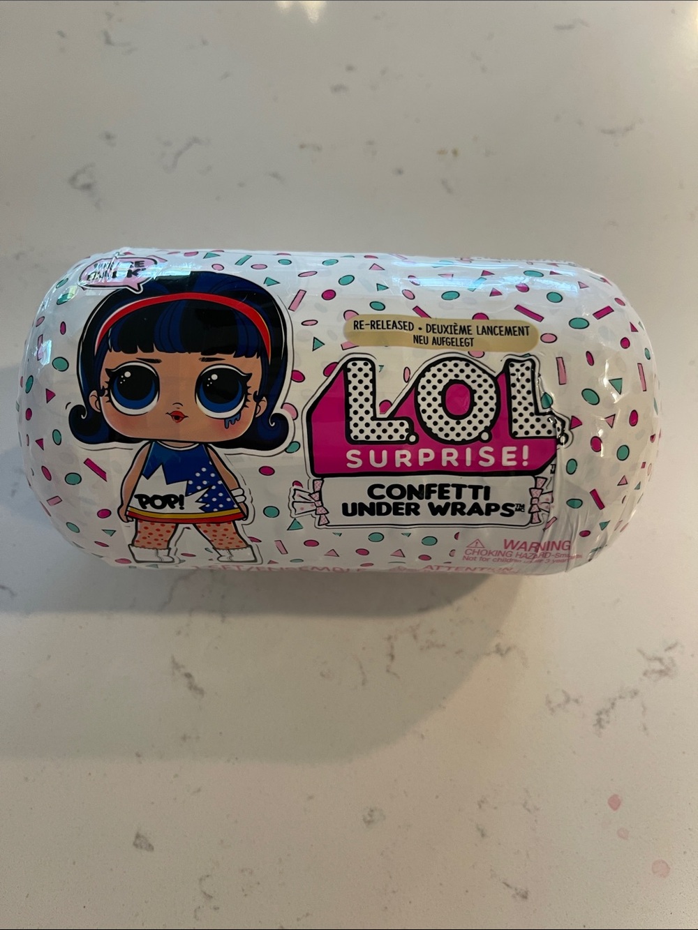 L.O.L Surprise Confetti Under Wraps Re-released Doll And Accessories